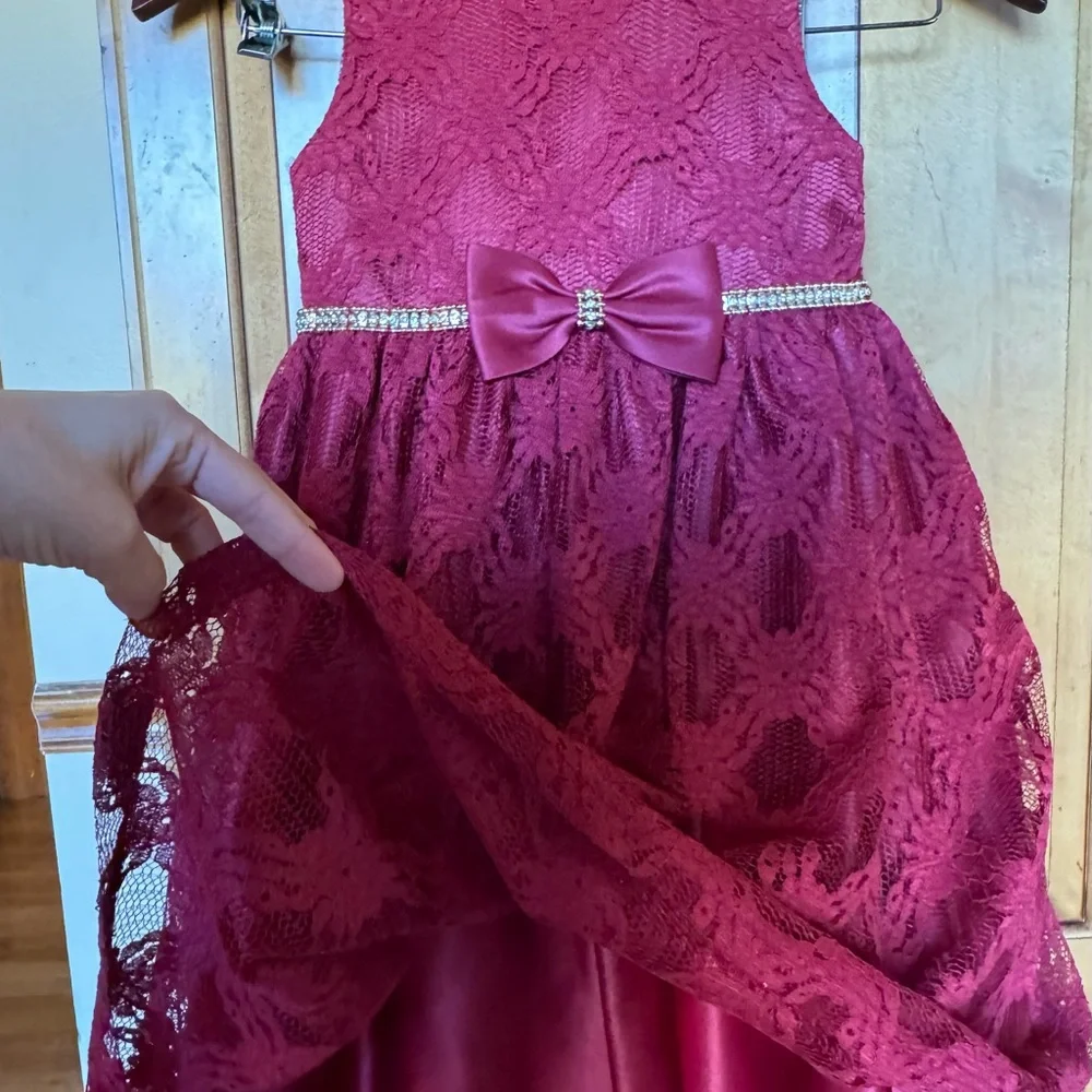 Girl Red Dress Size 6 - Picture 9 of 9